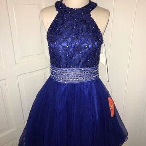 Royal Blue Homecoming/Prom Dress